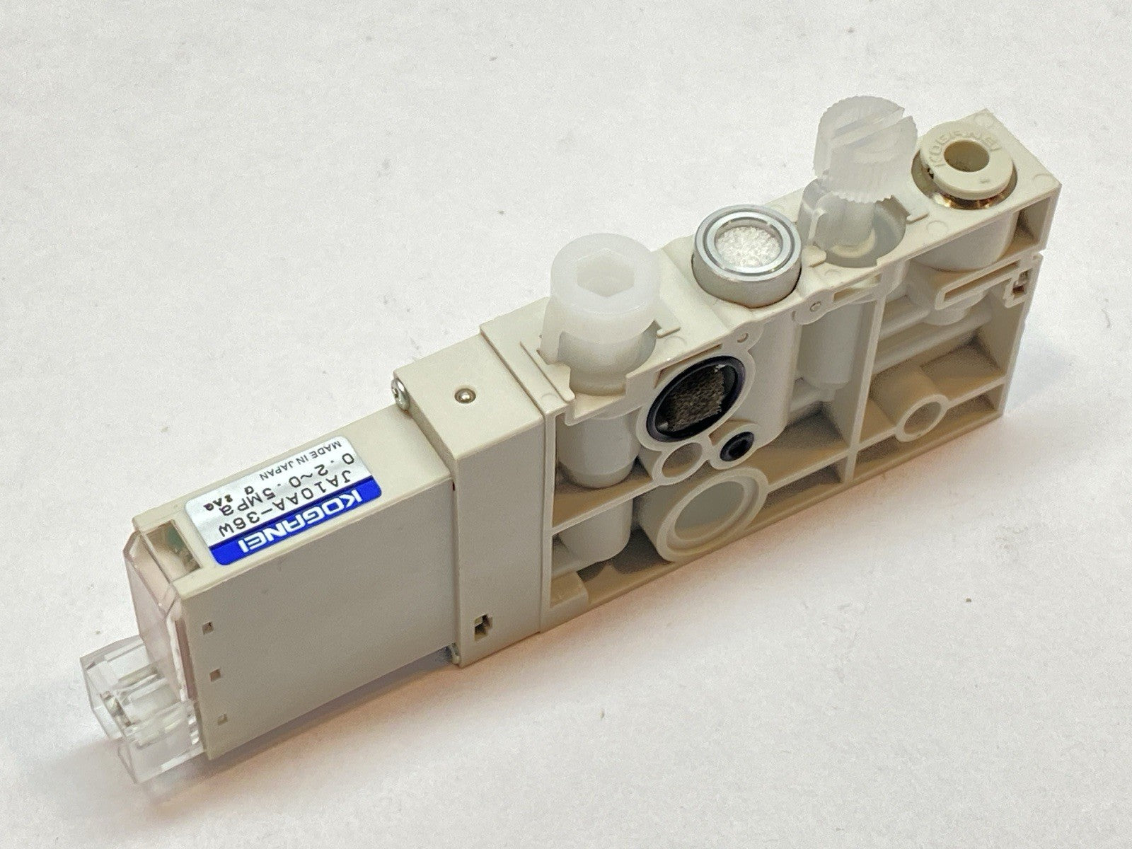 AME05-E2-44W | Koganei Vacuum Ejector w/ JA10AA-36W - Used - Maverick Industrial Sales