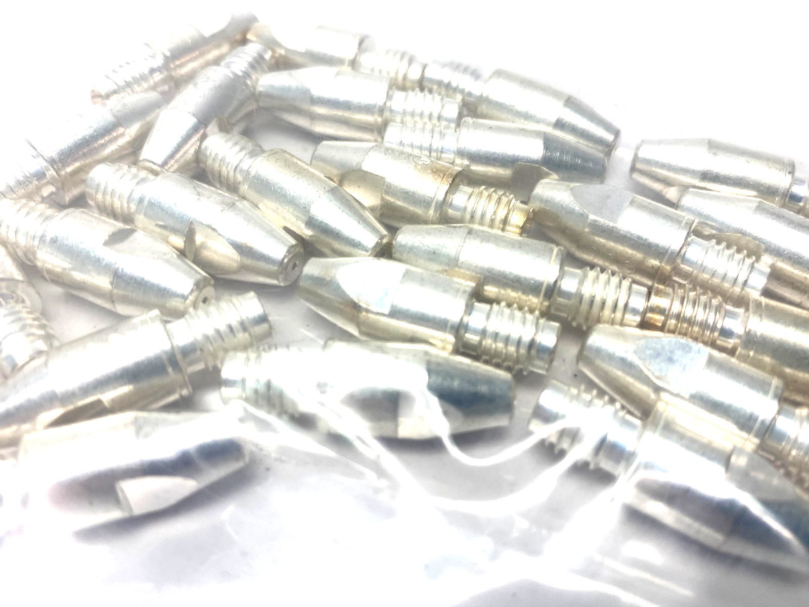 Abicor Binzel 147.0217 Contact Tip M8 Ultra Long Life Silver .035" LOT OF 29 - Maverick Industrial Sales