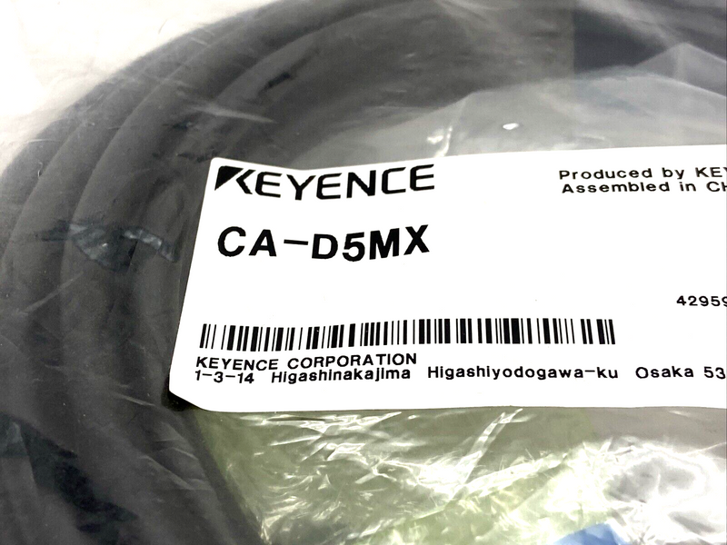 Keyence CA-D5MX Lighting Cable 5m Length - Maverick Industrial Sales