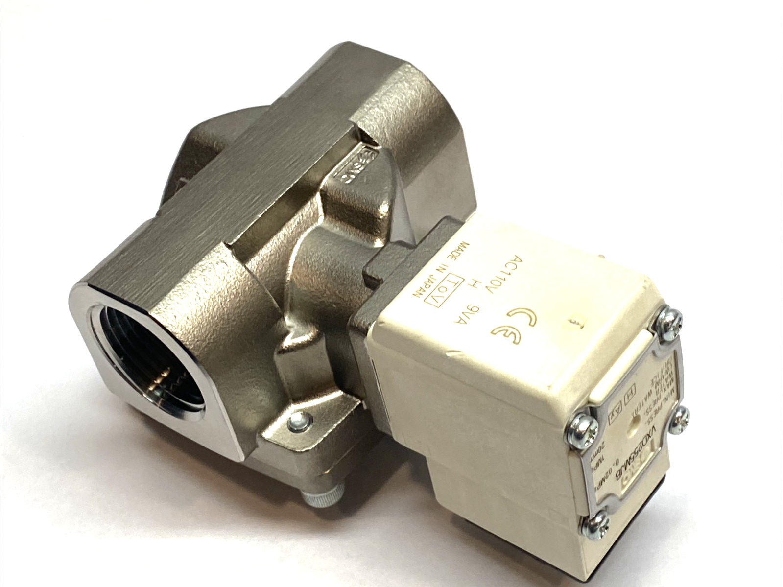 VXD255MJB | SMC 2-Port Solenoid Valve Heated Water Pilot Operated IP65 - New – Open box - Maverick Industrial Sales