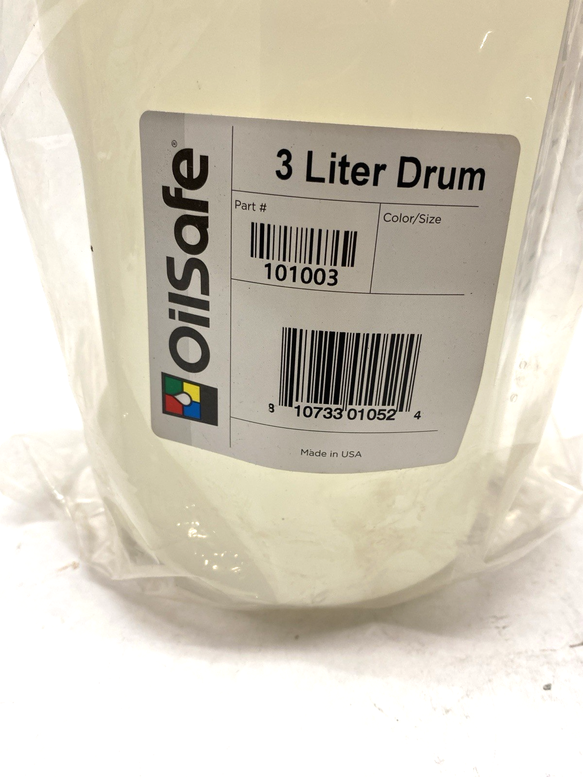 101003 | Oilsafe 3 Liter Drum 810733010524 - New - Maverick Industrial Sales