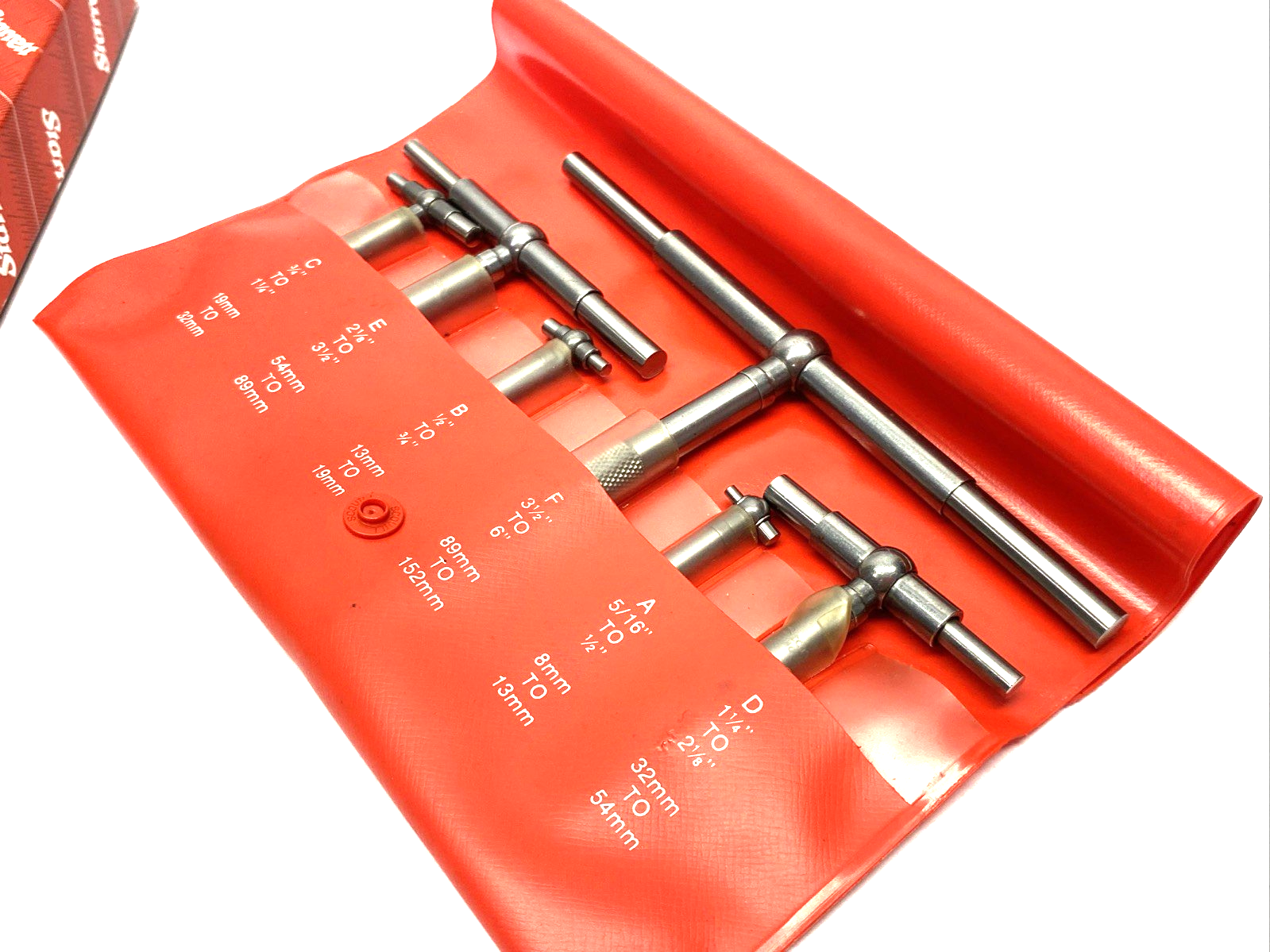 Starrett S579HZ Telescoping Gage Set (6) A,B,C,D,E,F In Case, 5/16" to 6" - Maverick Industrial Sales