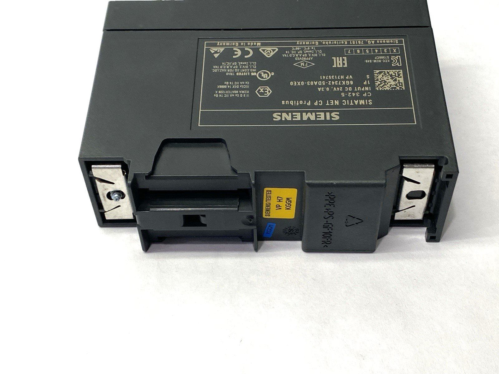 Siemens 6GK7342-5DA03-0XE0 Communication Processor 24VDC MISSING COVER - Maverick Industrial Sales