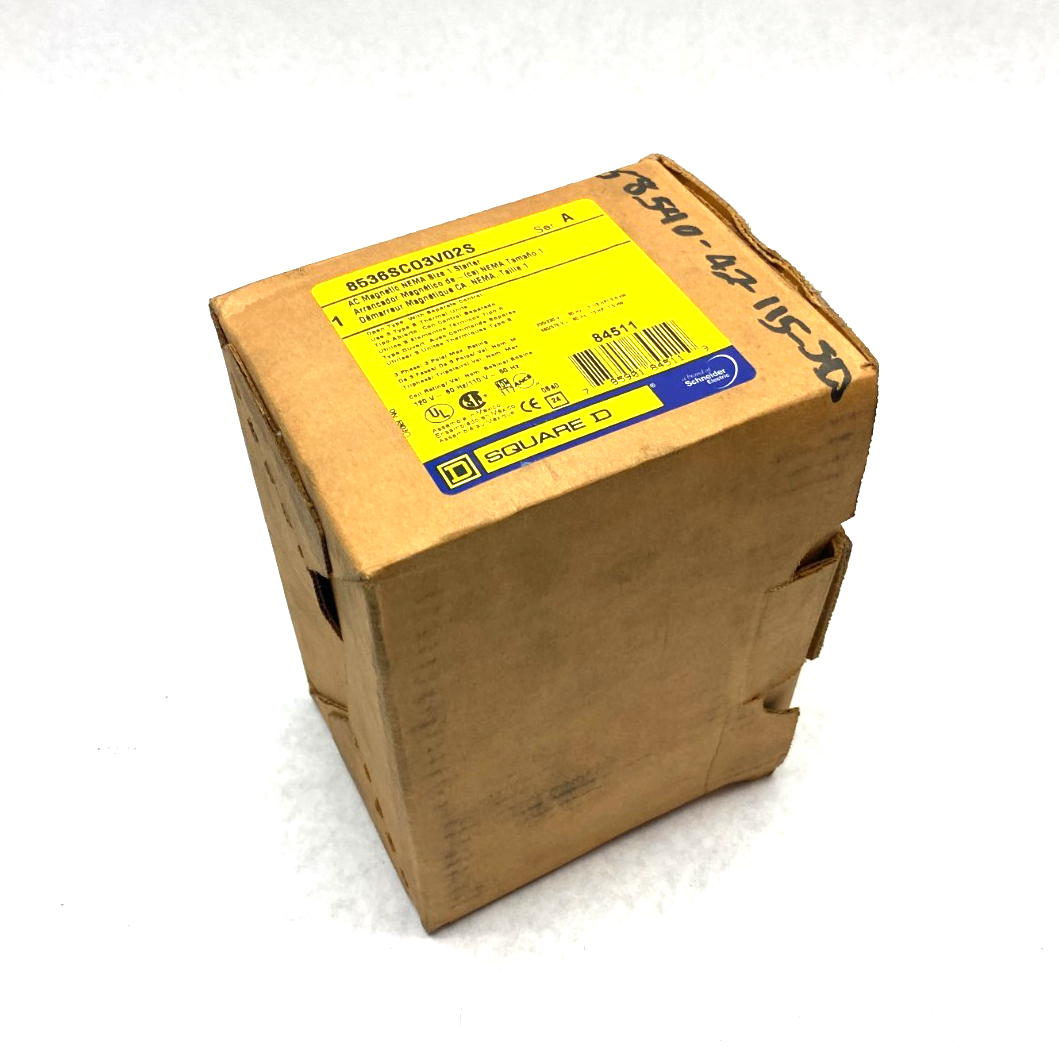 Schneider Square D 8536SCO3V02S Nonreversing NEMA Motor Starter Ser. A 3-Ph - Maverick Industrial Sales