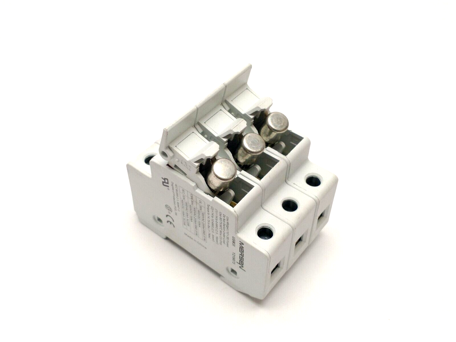 Mersen Ferraz Shawmut USM3I UltraSafe Fuse Holder 30A 600V Y219073 w/ 20A Fuses - Maverick Industrial Sales