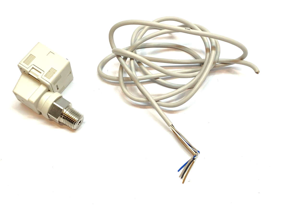 SMC ZSE20CF-V-P-N02L Digital Vacuum Sensor 12-24VDC w/ Cordset - Maverick Industrial Sales