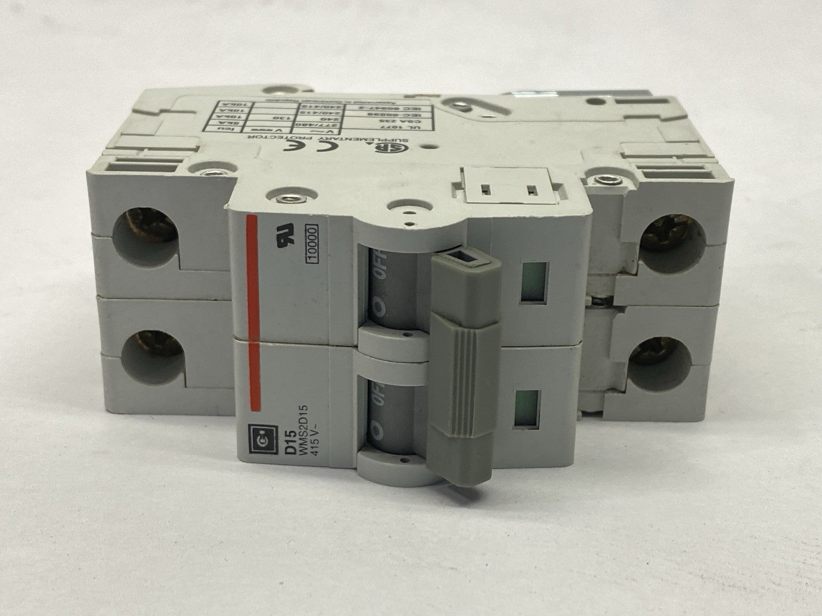 Cutler Hammer WMS2D15 Circuit Breaker 2-Pole 15A 277/480V - Maverick Industrial Sales