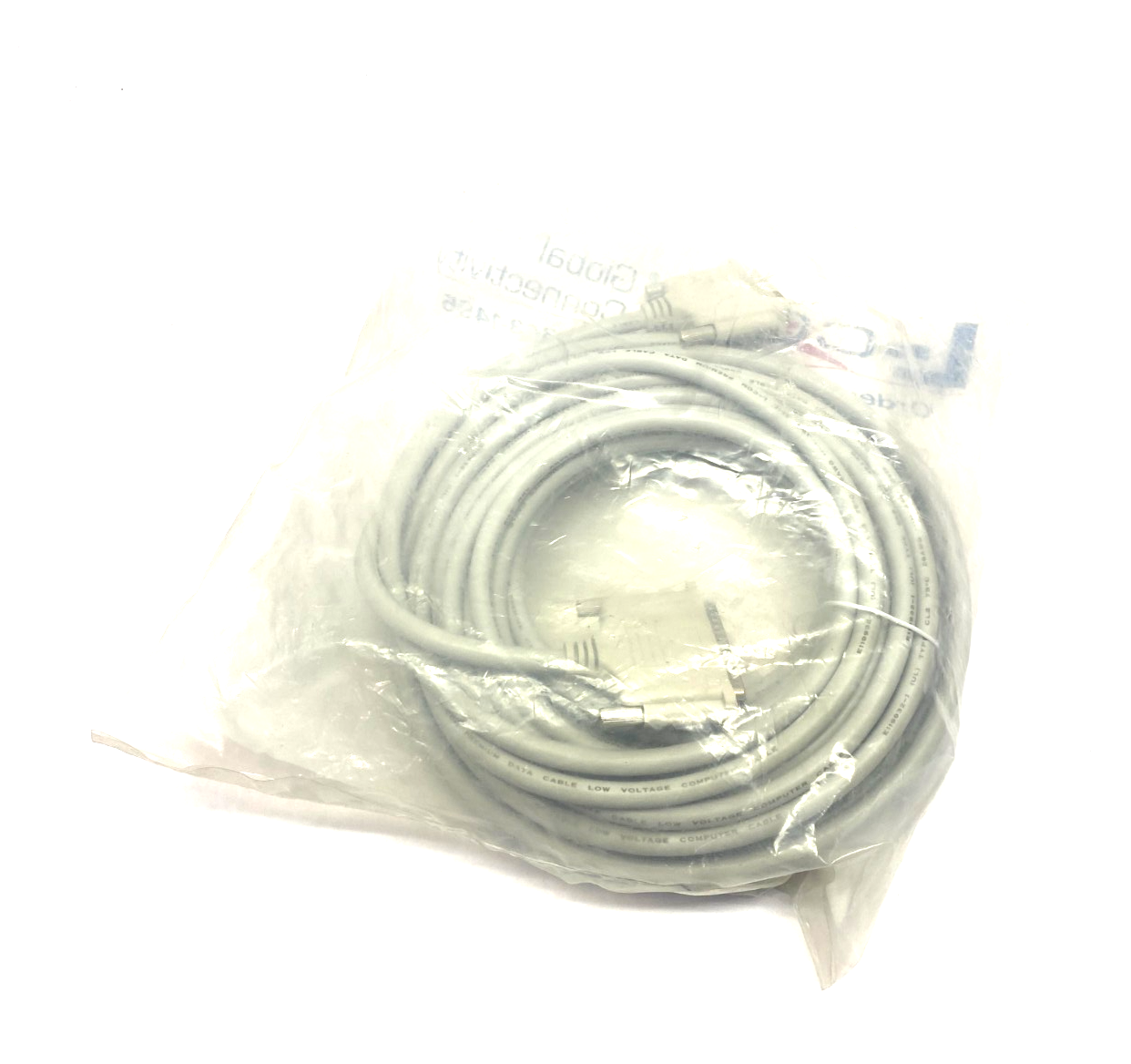 L-Com CS2N37MM-50 Premium Molded D-Sub Cable DB37 Male/Male 50' - Maverick Industrial Sales