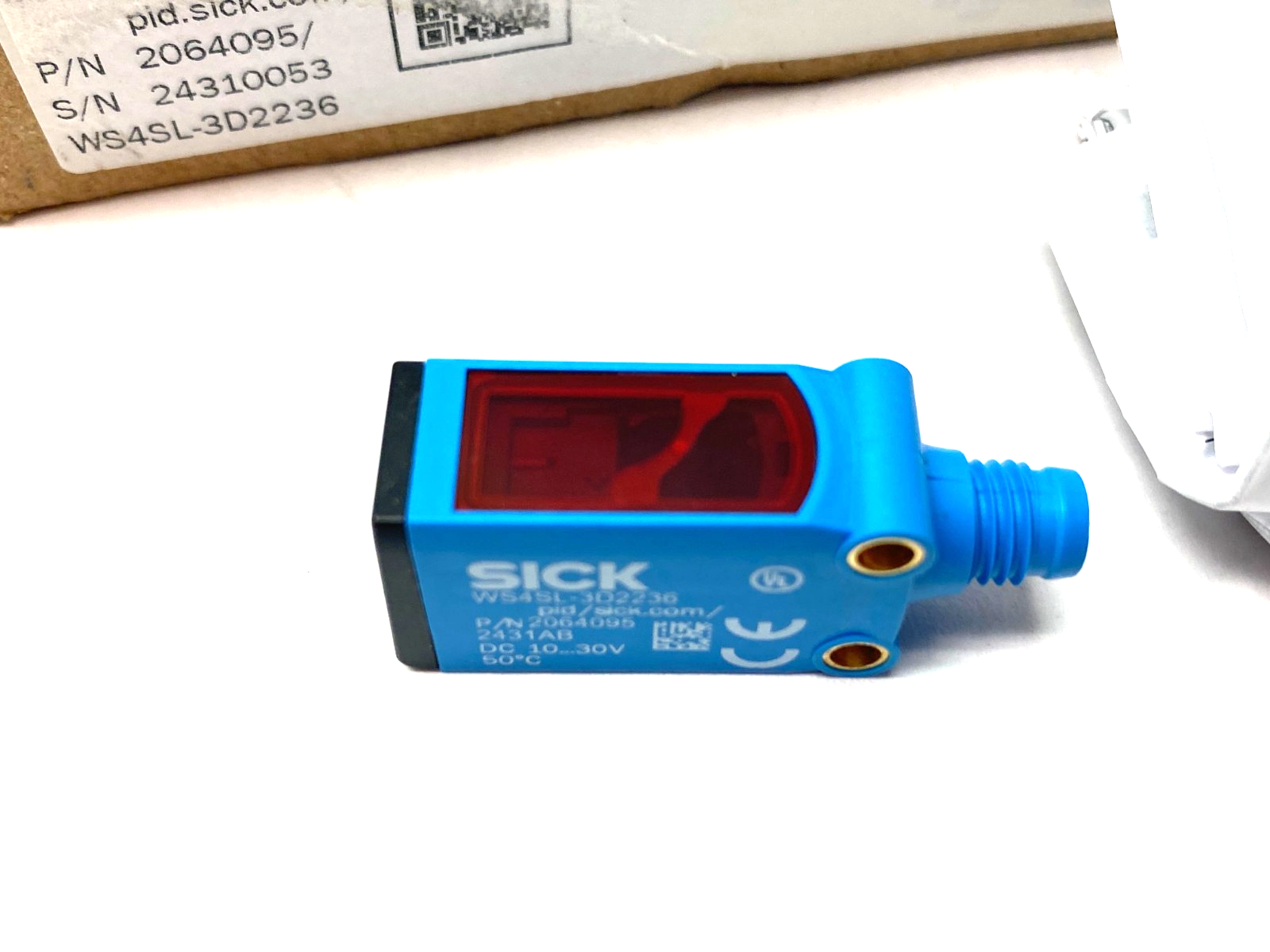 Sick WS4SL-3D2236 Miniature Through-Beam Photoelectric Sensor 2064095 - Maverick Industrial Sales