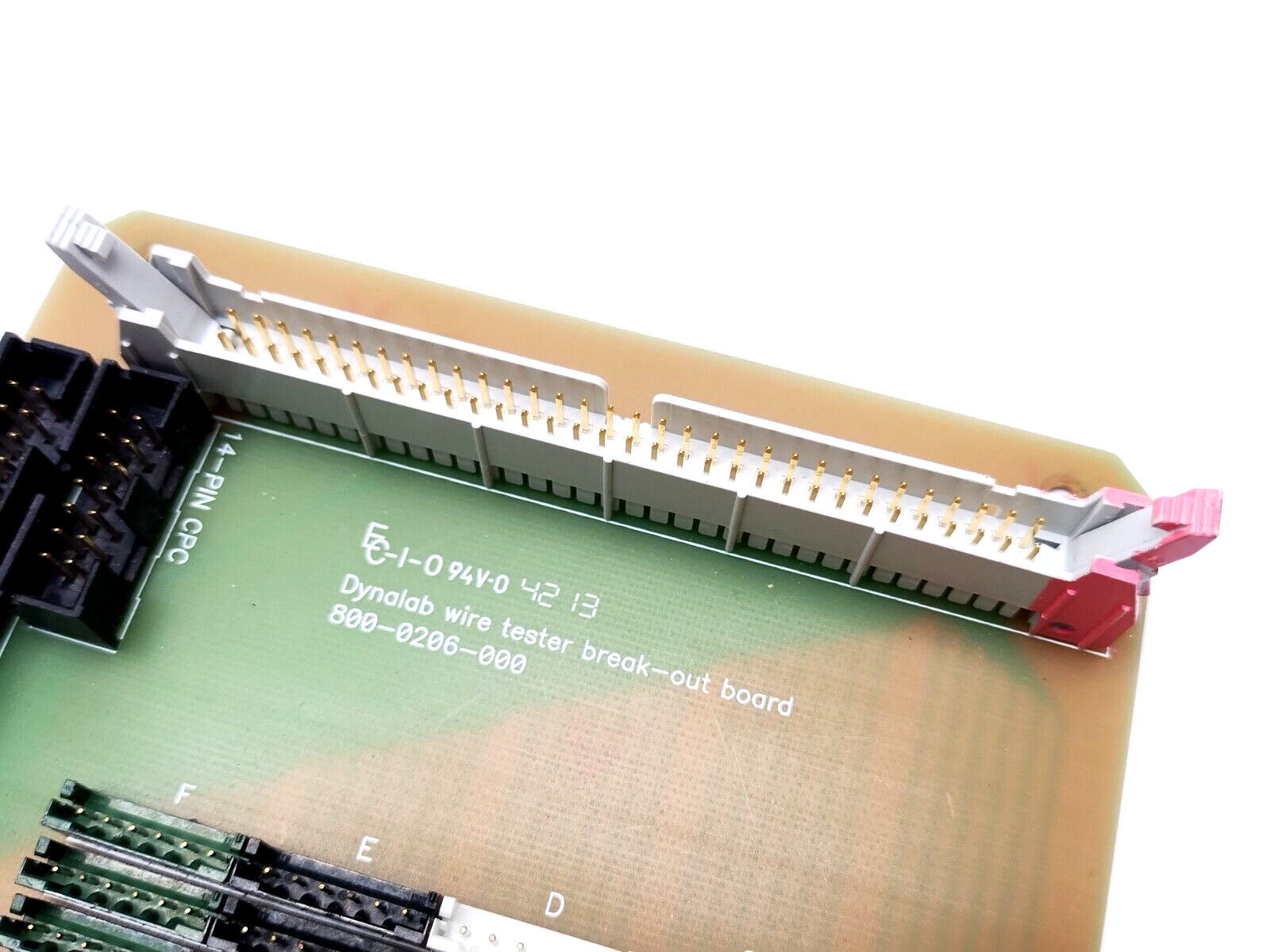 Dynalab 800-0206-000 Wire Tester Break-Out Board PCB - Used - Maverick Industrial Sales