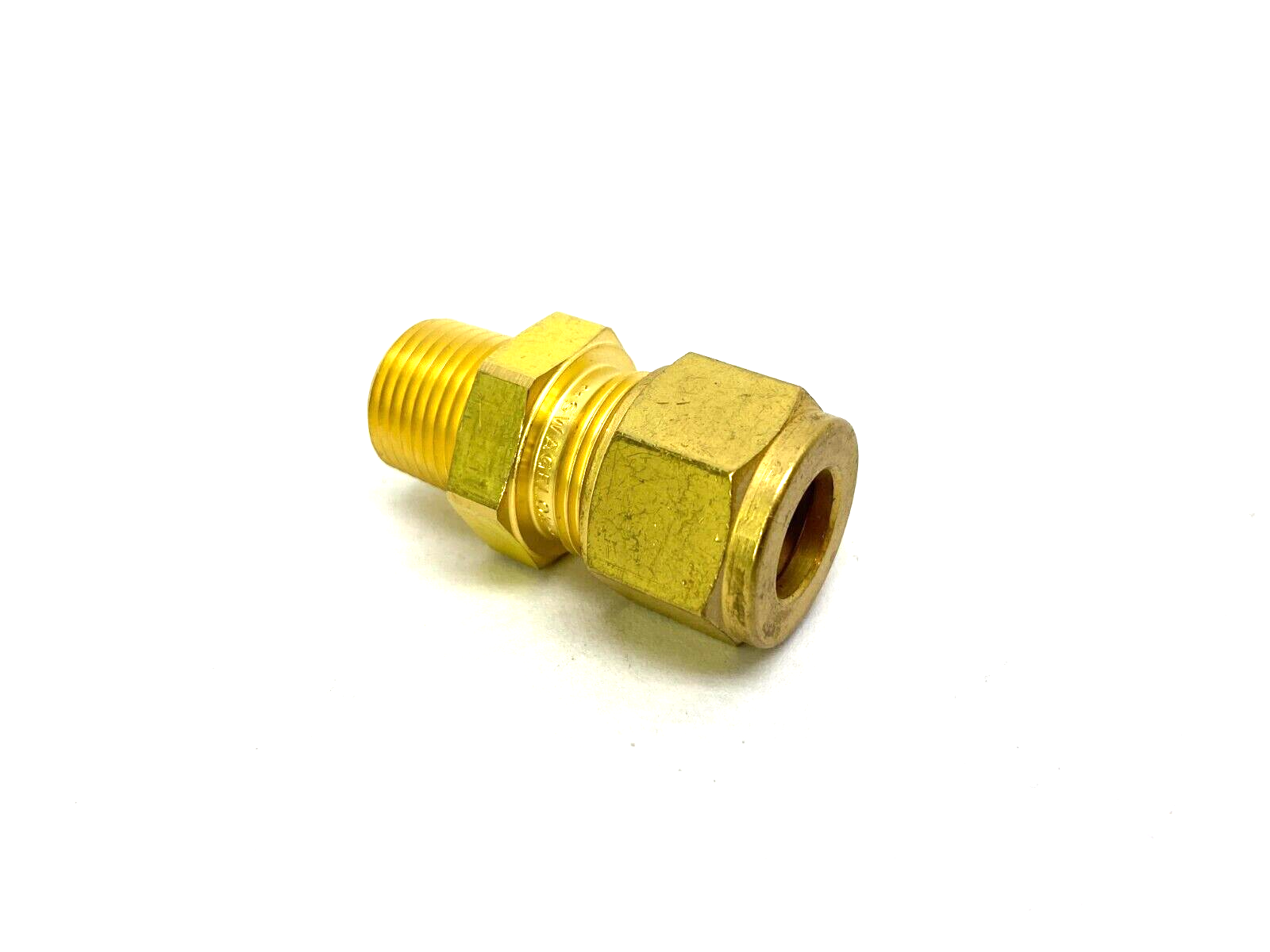 Swagelok B-810-1-6 Brass Compression Tube Fitting 1/2" Tube OD 3/8" MNPT - Maverick Industrial Sales