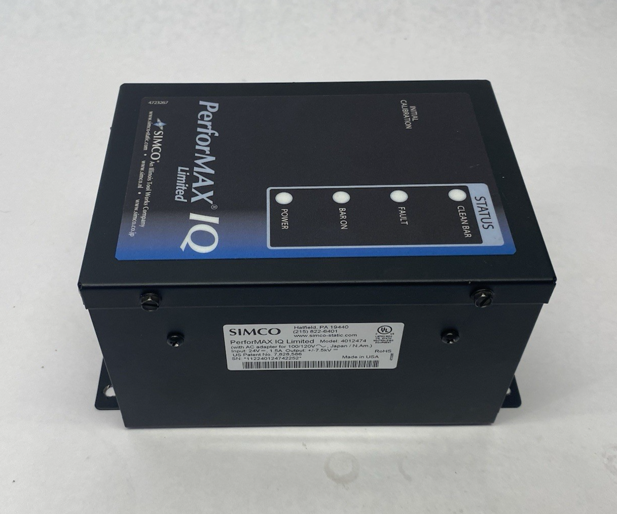 4012474 | Simco PerforMAX IQ Limited Power BPS - Used - Maverick Industrial Sales