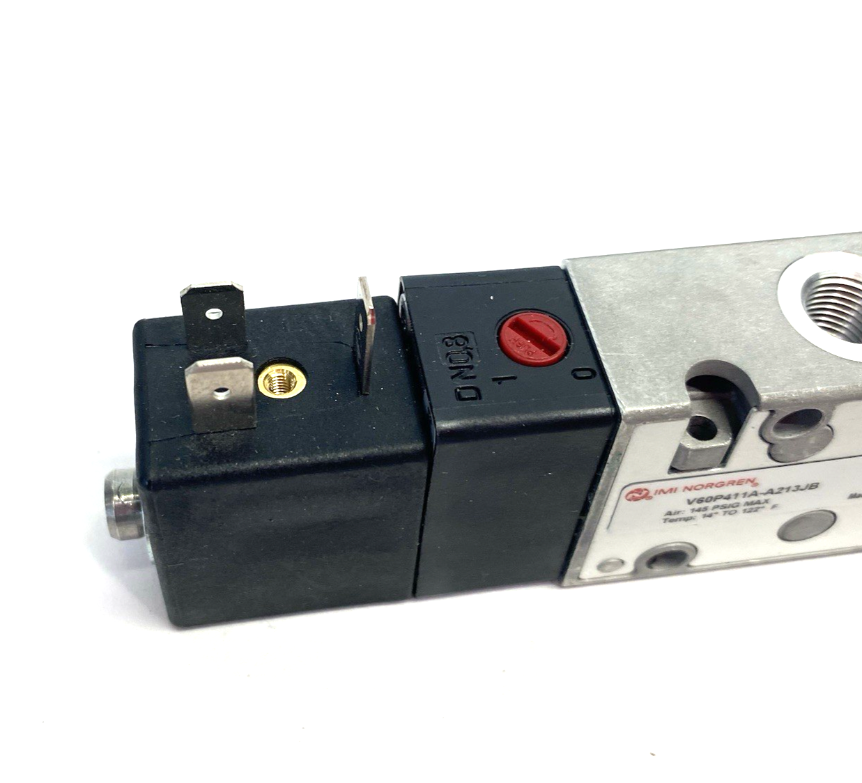 IMI Norgren V60P411A-A213JB Double Solenoid Actuated Valve 5/2-Way 24VDC - Maverick Industrial Sales