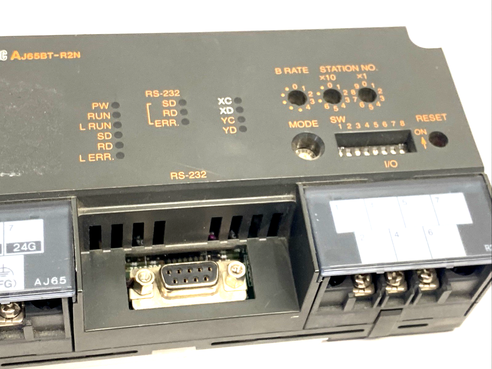 Mitsubishi AJ65BT-R2N RS-232 Interface Unit Remote Digital I/O Controller - Maverick Industrial Sales