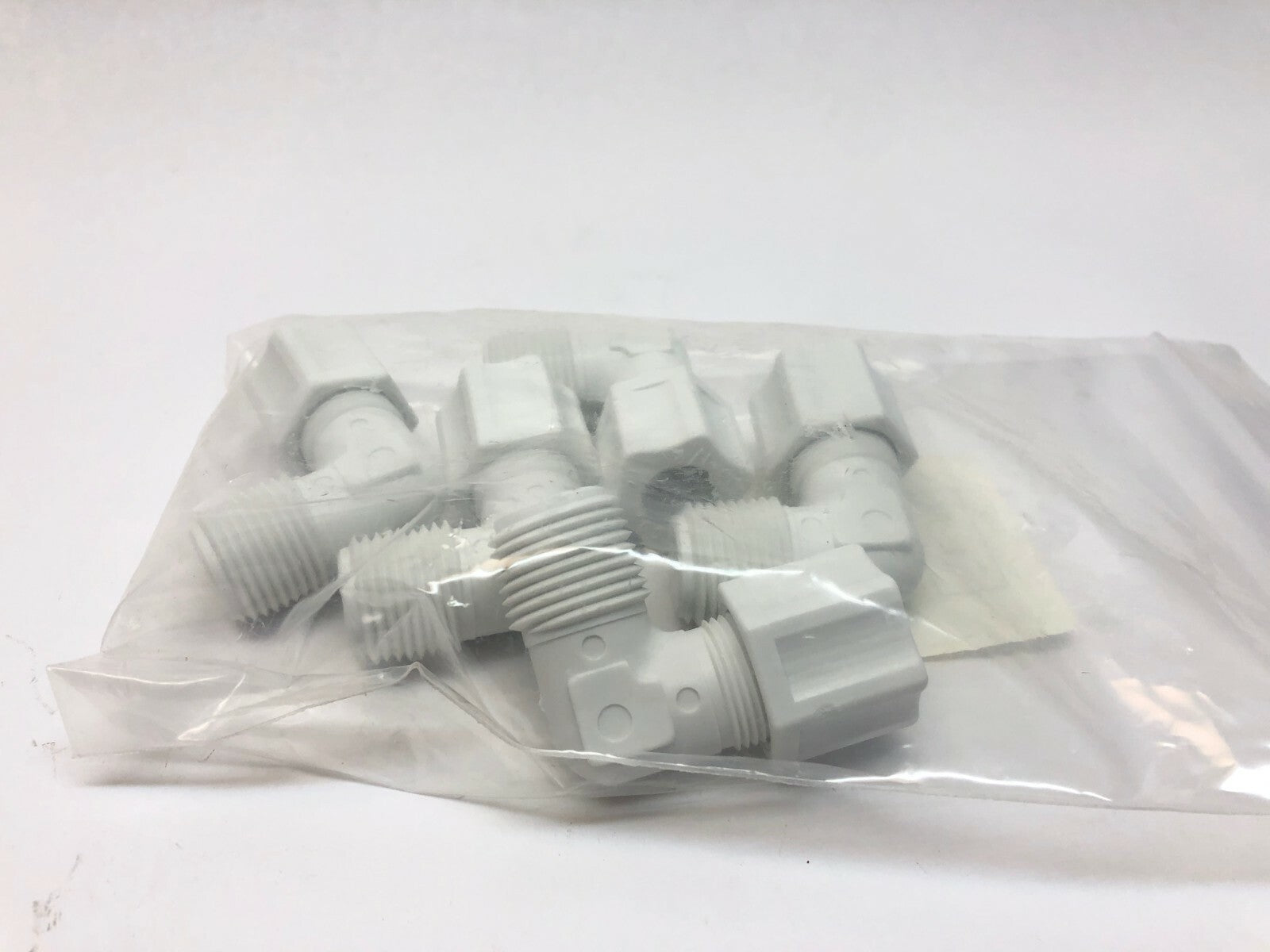 Jaco 5016K666 1/2 Tube 1/2" Pipe 90 Deg. Elbow Adapter Polypropylene LOT OF 5 - Maverick Industrial Sales