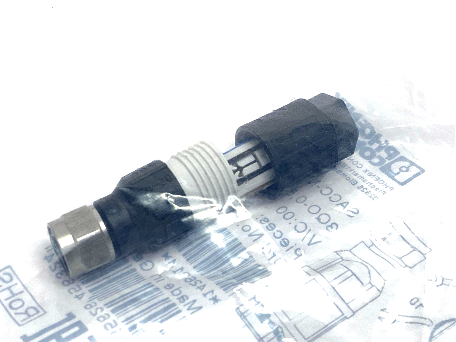 Phoenix Contact SACC-M 8FS-3QO-0,5-VA Connector M8 Female 3-Pin 1426314 - Maverick Industrial Sales