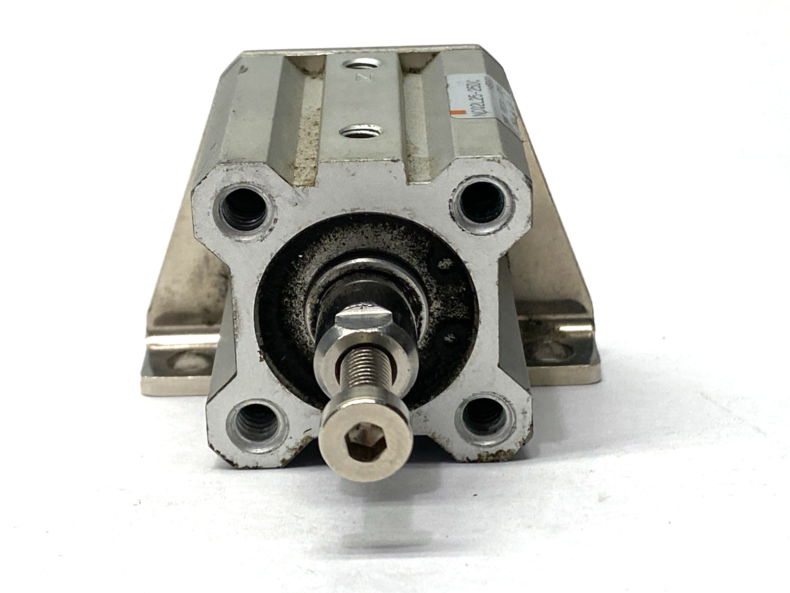 NCQ2L25-25DC | SMC Compact Pneumatic Cylinder 25mm Bore 25mm Stroke MISSING MOUNT - Used - Maverick Industrial Sales