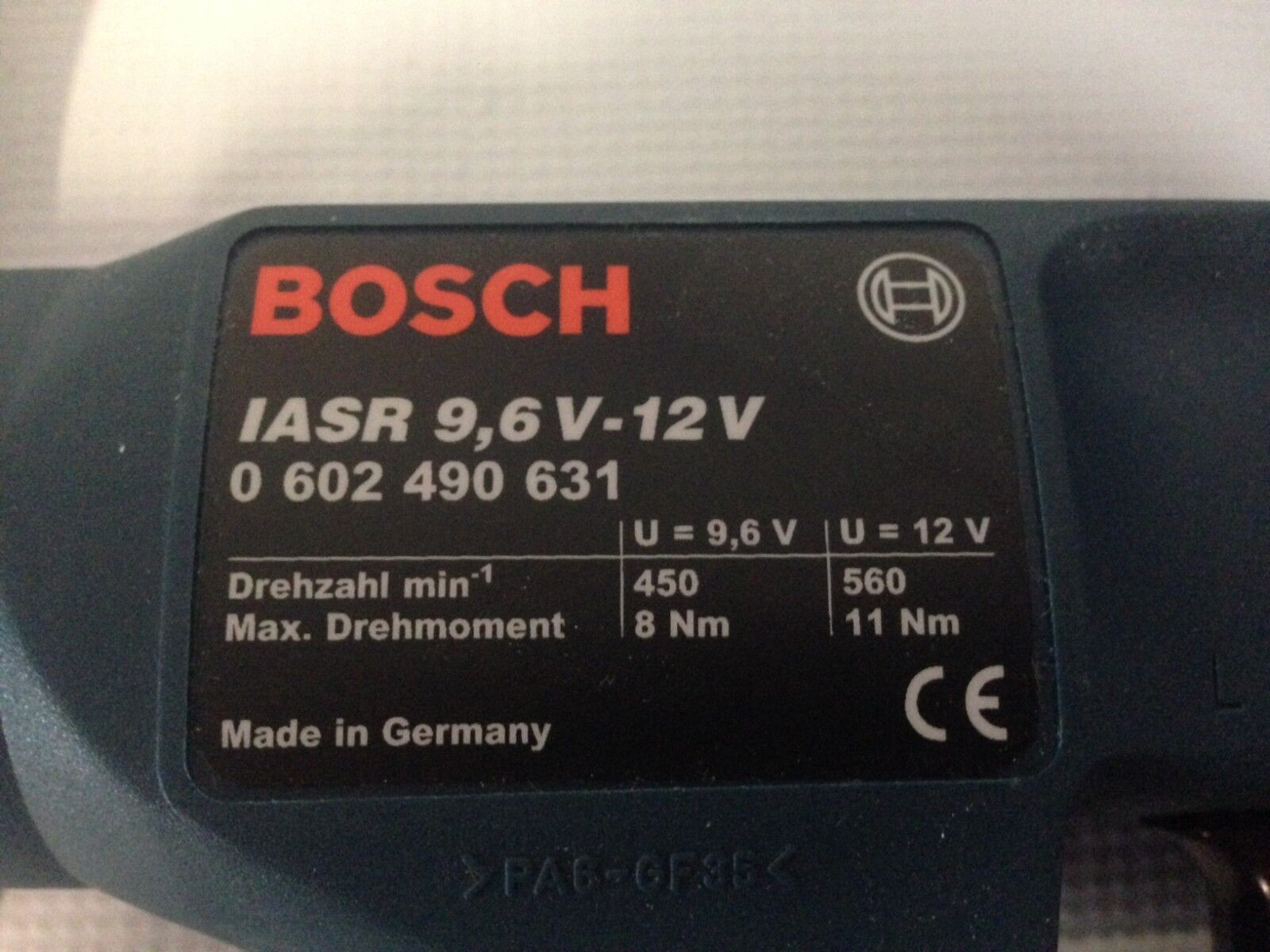 Bosch 0 602 490 631 Exact Industrial Drill Driver 9.6V-12V 8-11Nm - Maverick Industrial Sales