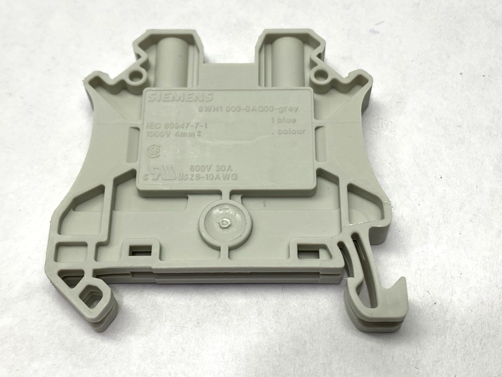 Siemens 8WH1000-0AG00 Feed-Through Type Terminal Block Gray 4mm LOT OF 49 - Maverick Industrial Sales