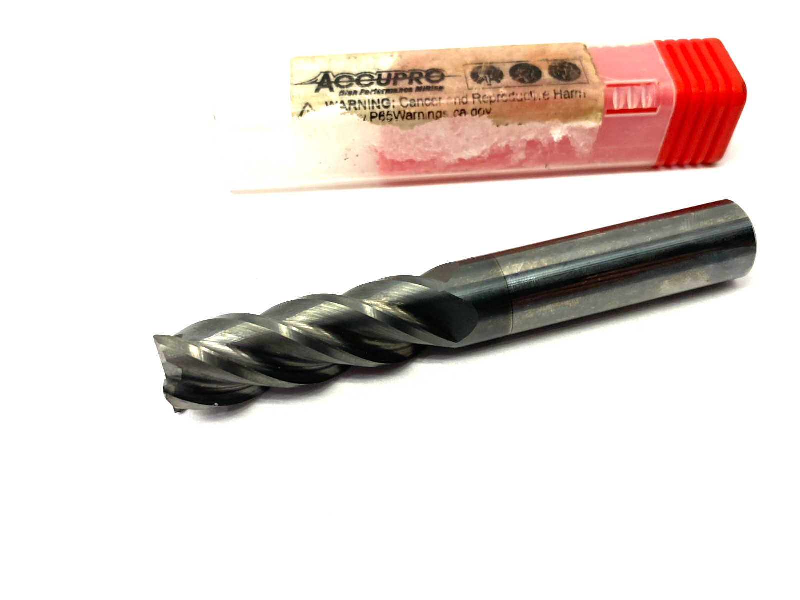 Accupro 70212709 Square End Mill: 1/2" Dia, 1-1/2" LOC, 4 Flute, Solid Carbide - Maverick Industrial Sales