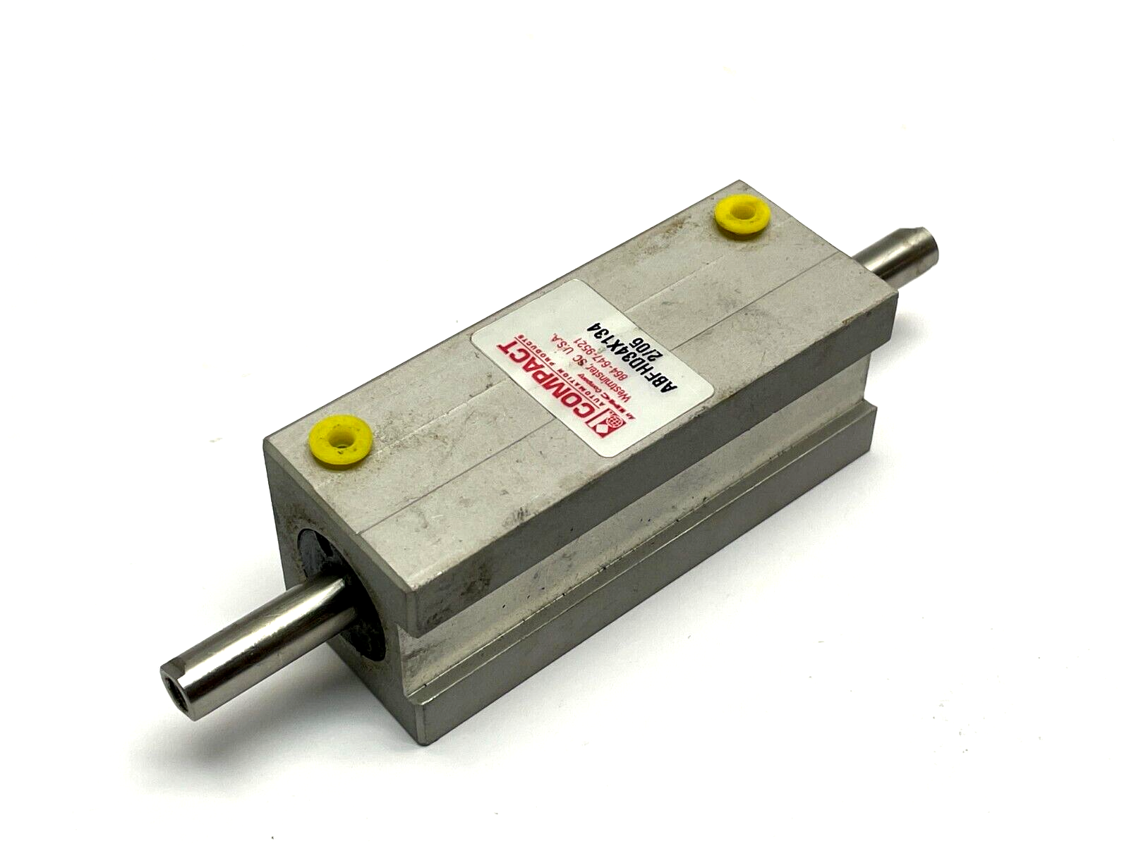Compact ABFHD34X134 Double Ended Pneumatic Cylinder - Maverick Industrial Sales