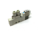 SMC SY3120-5LOZ-C6 5-Port 2-Position Solenoid Valve Plastic Tube Fittings - Maverick Industrial Sales