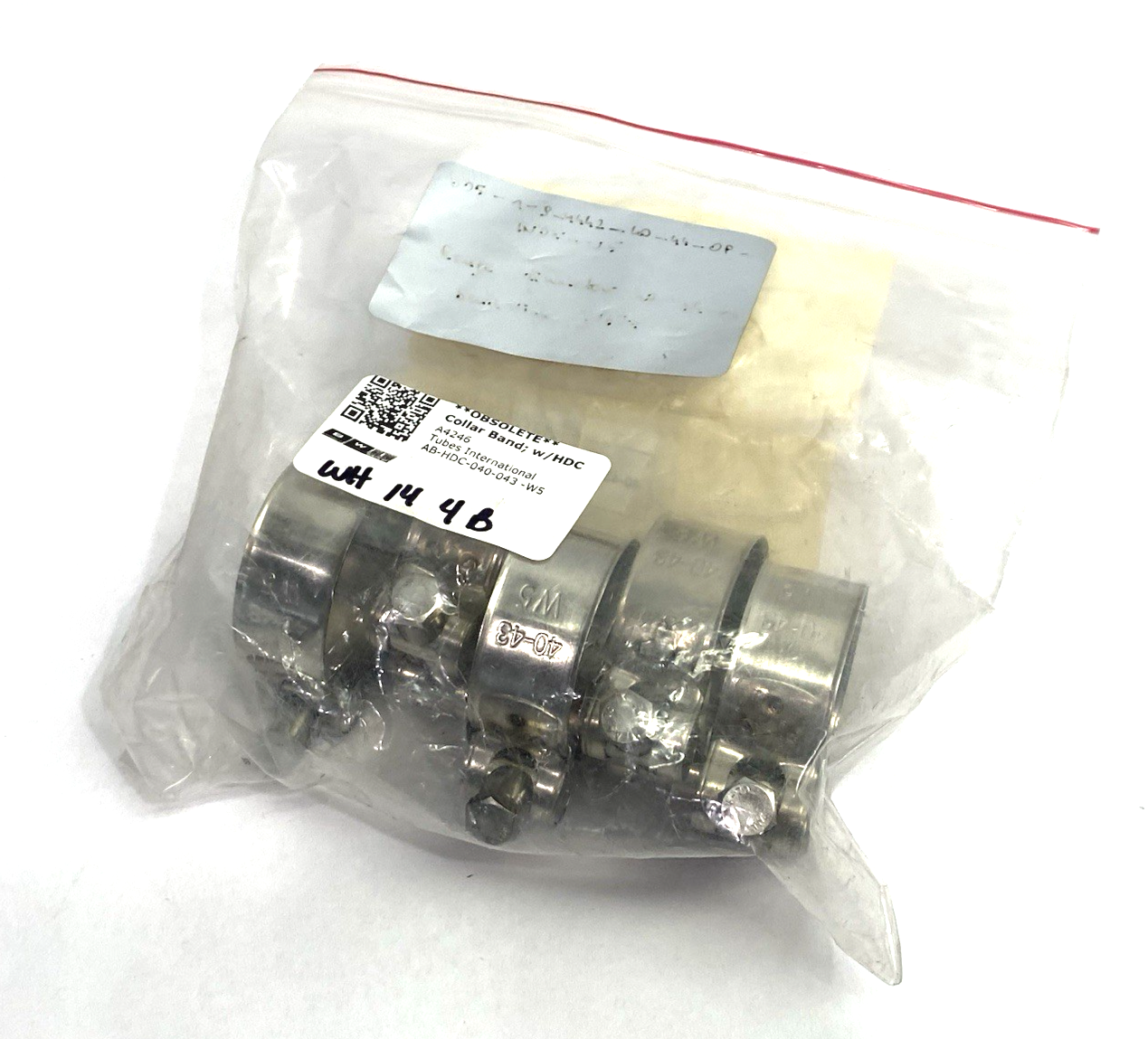 AB-HDC-040-043-W5 | Tubes International HDC Clamp 40÷43 mm, width 20mm, PKG OF 5 - New – Open box - Maverick Industrial Sales