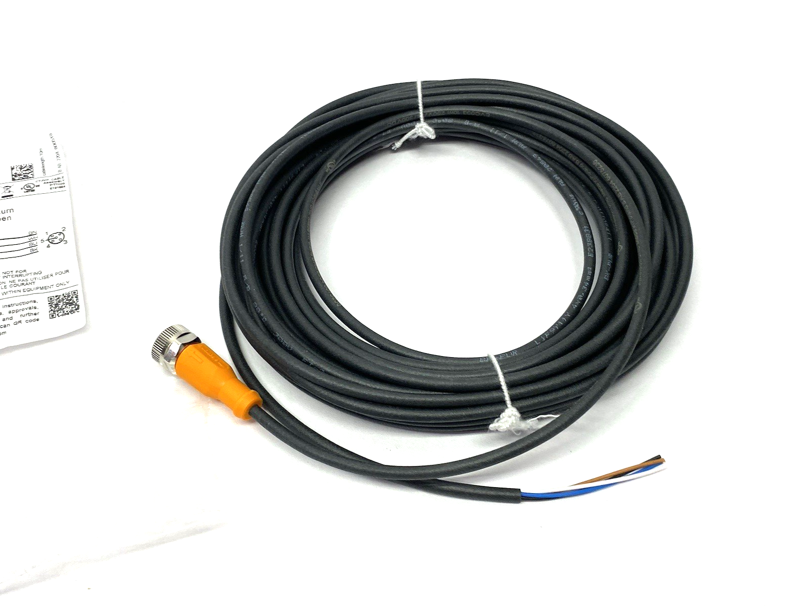 EVC003 | Ifm Single Ended Female Cordset ADOGH040MSS0010H04 - New Other - Maverick Industrial Sales