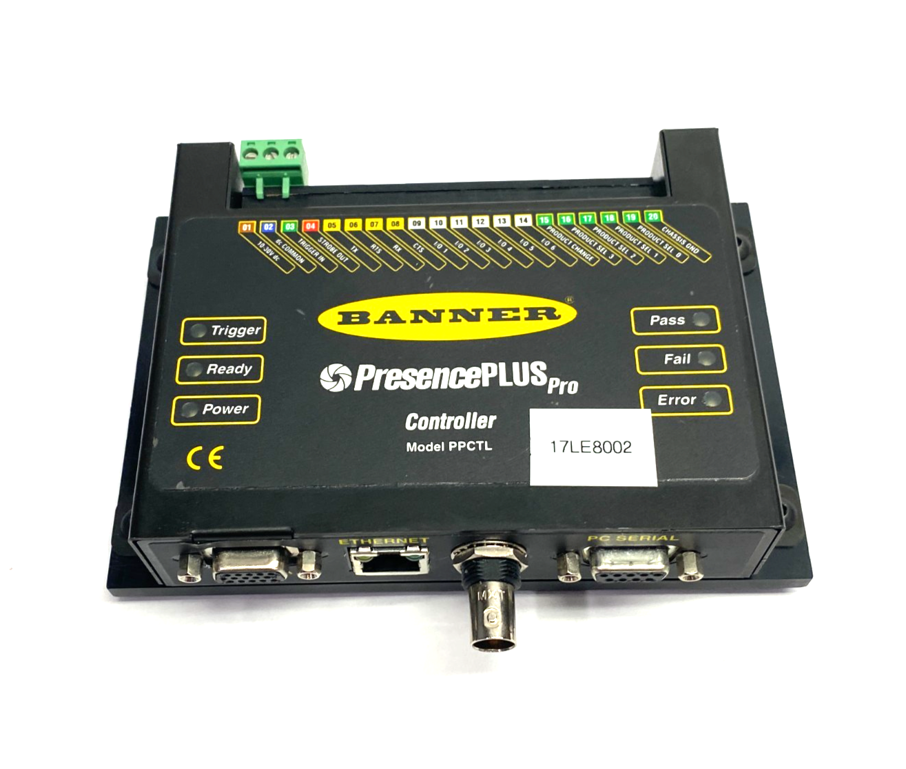 62937, PPCTL | Banner PPCTL PresencePLUS Pro Controller 6-I/O Config. PNP/NPN Timing 62937 - Used - Maverick Industrial Sales