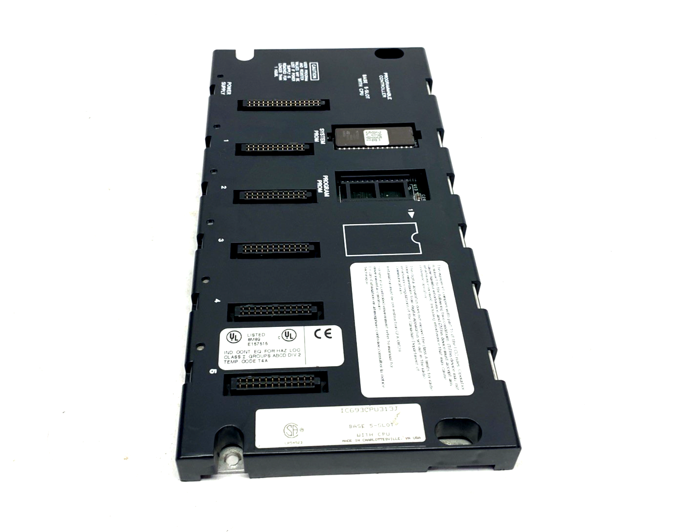 GE Fanuc IC693CPU313J 5-Slot PLC Base With Embedded CPU - Maverick Industrial Sales