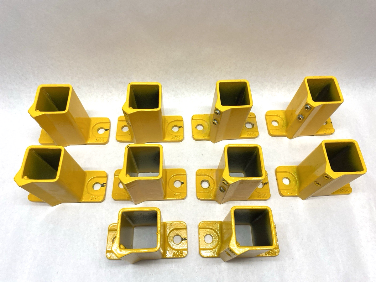 A11541 | AGS Automated Guarding Systems 2 Hole Foot Bracket LOT OF 10 - Used - Maverick Industrial Sales