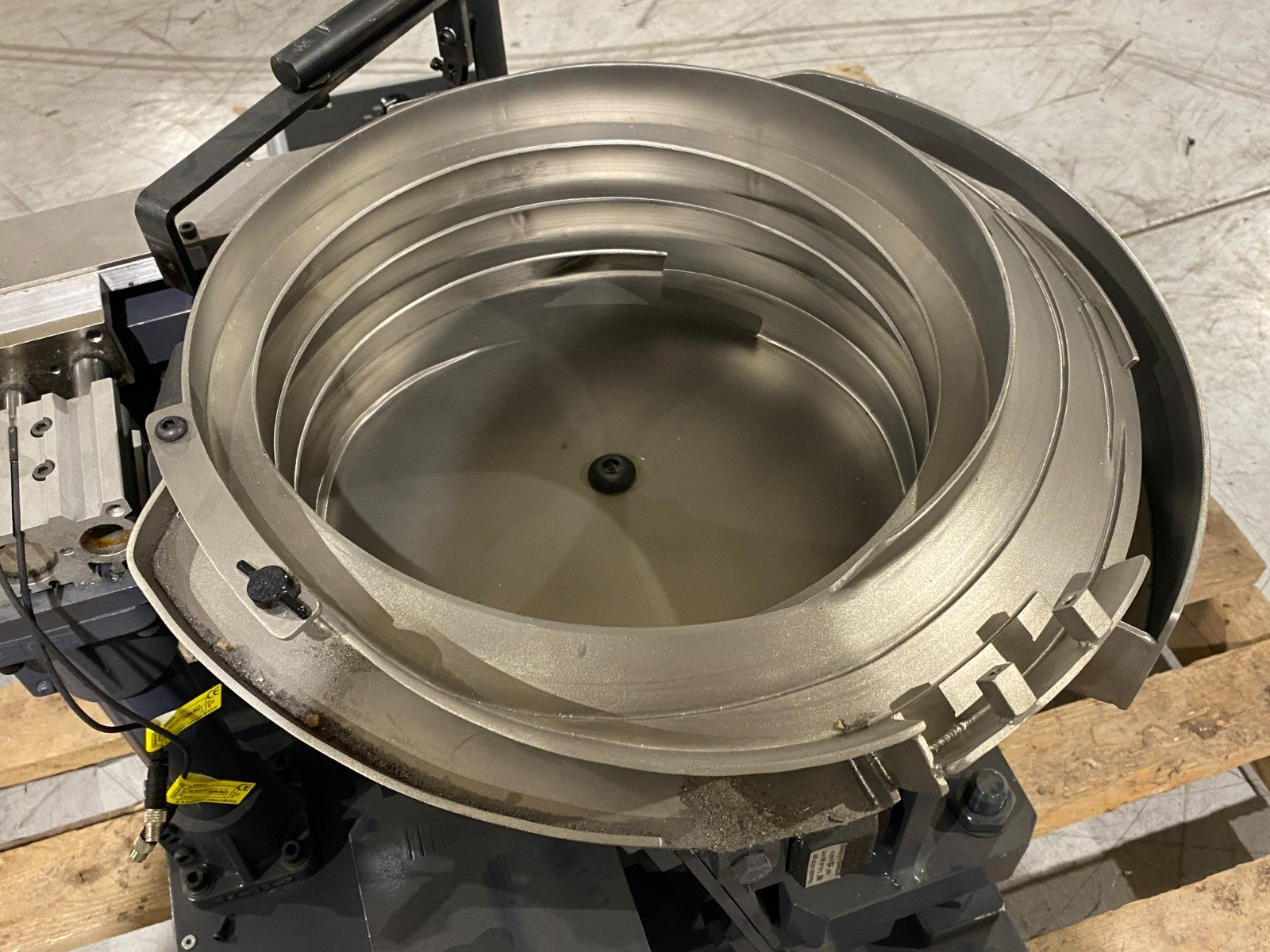 Vibromatic 12" Vibrating Bowl Feeder w/ H002 Feeder/Incline Controller - Used - Maverick Industrial Sales