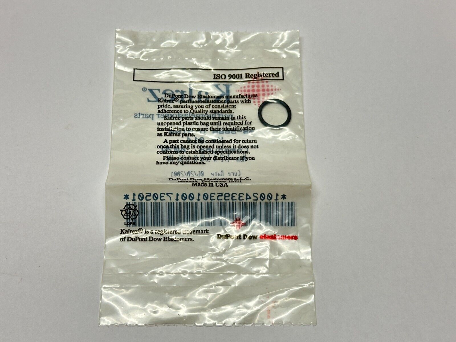 Kalrez AS-568A O-Ring Compound 4079 K#014 12.42mm X 1.78mm - Maverick Industrial Sales