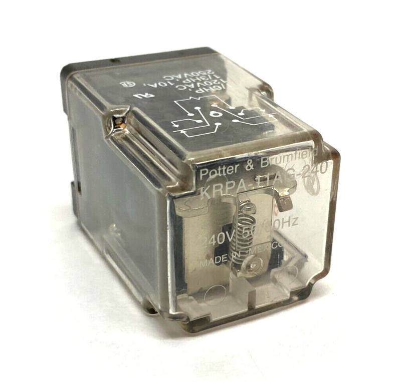 Potter & Brumfield KRPA-11AG-240 Electromechanical Ice Cube Relay 240V 50/60Hz - Maverick Industrial Sales