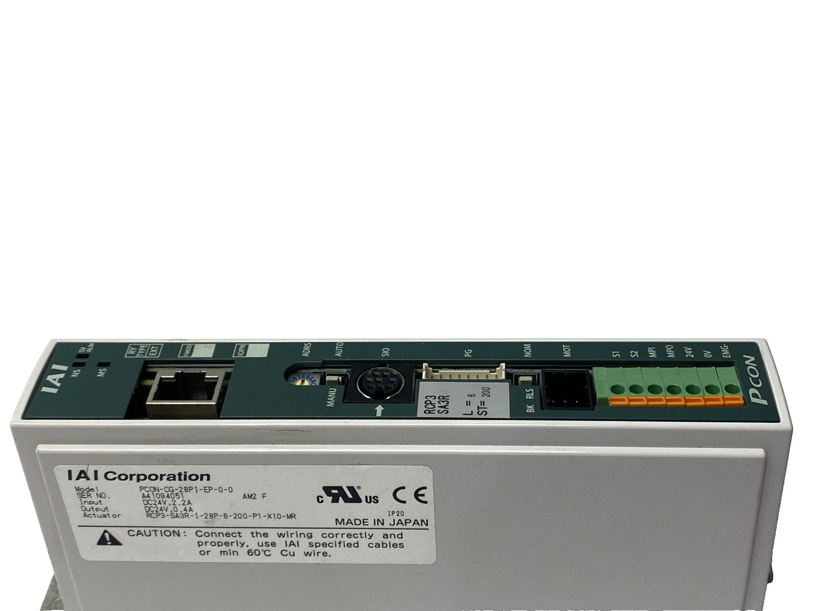 IAI PCON-CG-28PI-EP-0-0 Intelligent Actuator Controller 24VDC - Maverick Industrial Sales