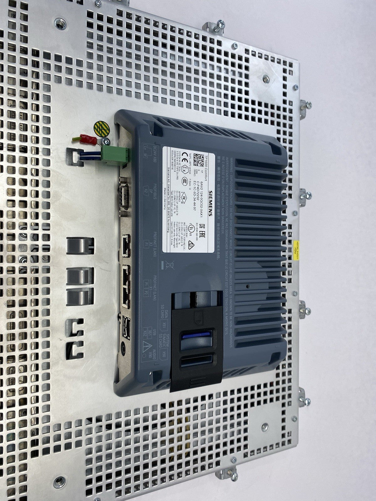 Siemens 6AV2124-0QC02-0AX1 SIMATIC HMI TP1500 Comfort Touch Panel, 15" TFT Disp. - Maverick Industrial Sales