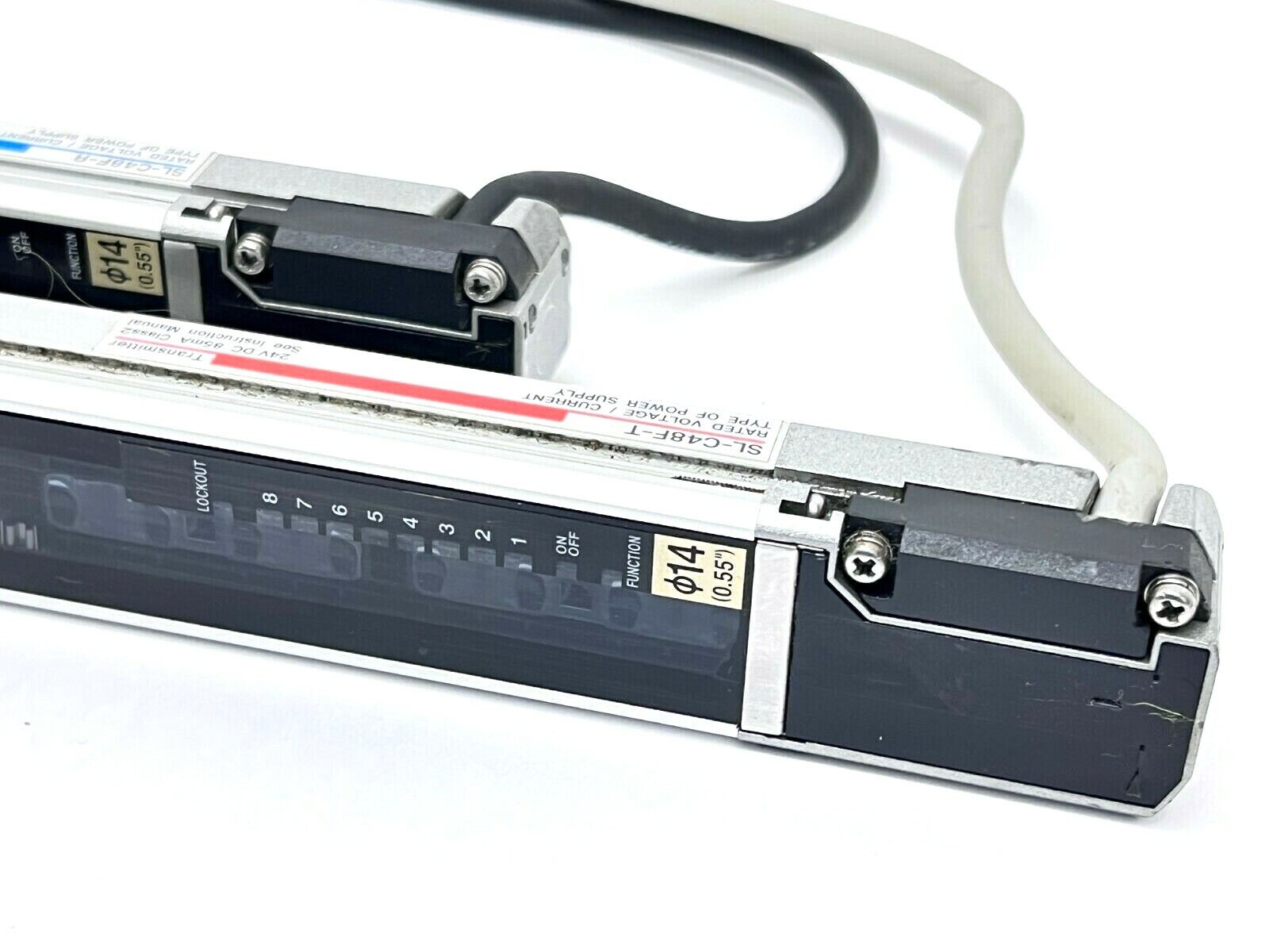 Keyence SL-C48F-T SL-C48F-R Light Curtain Set w/ SL-S2-R SL-S2-T Cables - Maverick Industrial Sales