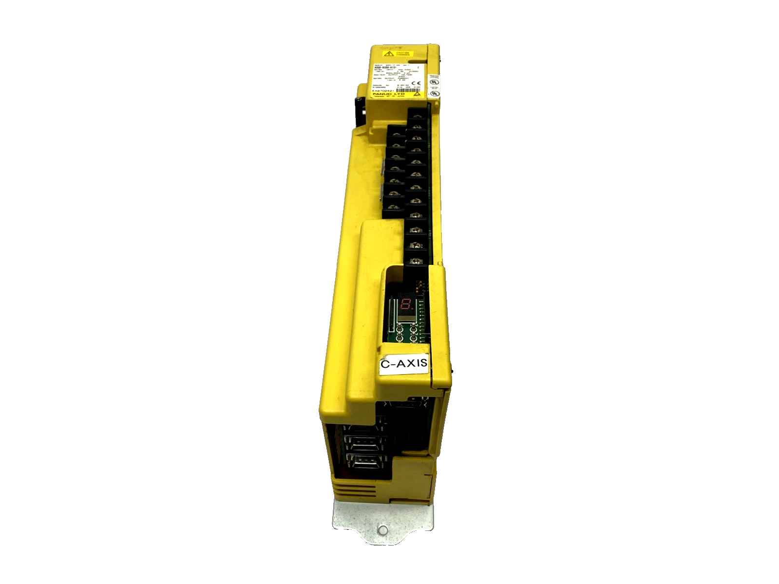 A06B-6089-H101 | Fanuc C Servo Amplifier Unit 230VAC 3PH 3A CHIPPED SIDE PLASTIC - Used - Maverick Industrial Sales