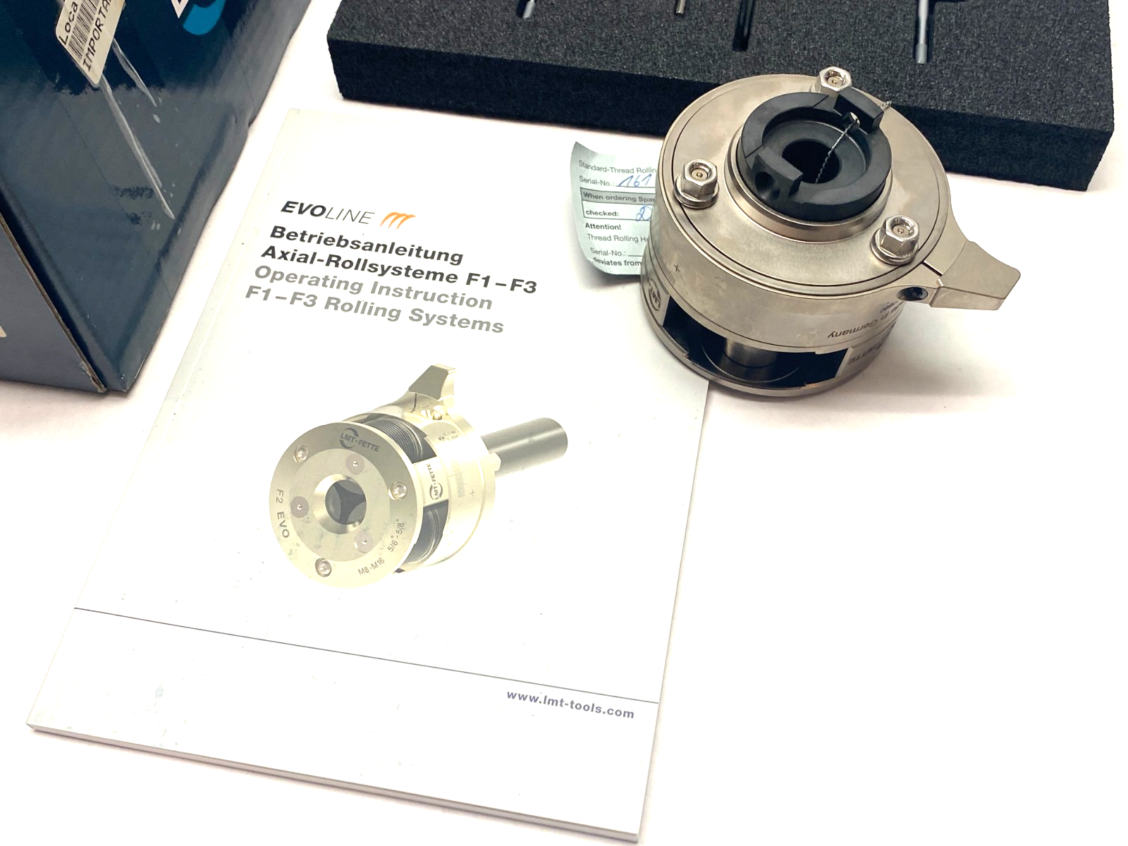 LMT Fette 7137660 EVOline Thread Rolling Axial Die Head ARK-F2 EVO - Maverick Industrial Sales