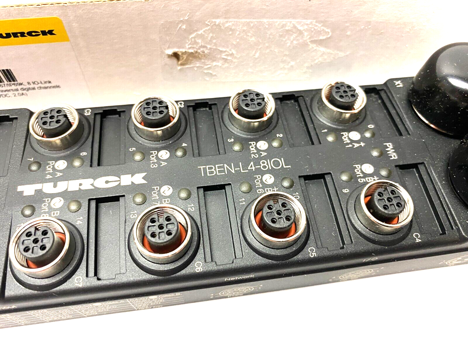 Turck TBEN-L4-8IOL Compact Multiprotocol Ethernet I/O Module 8-Ch 6814082 - Maverick Industrial Sales