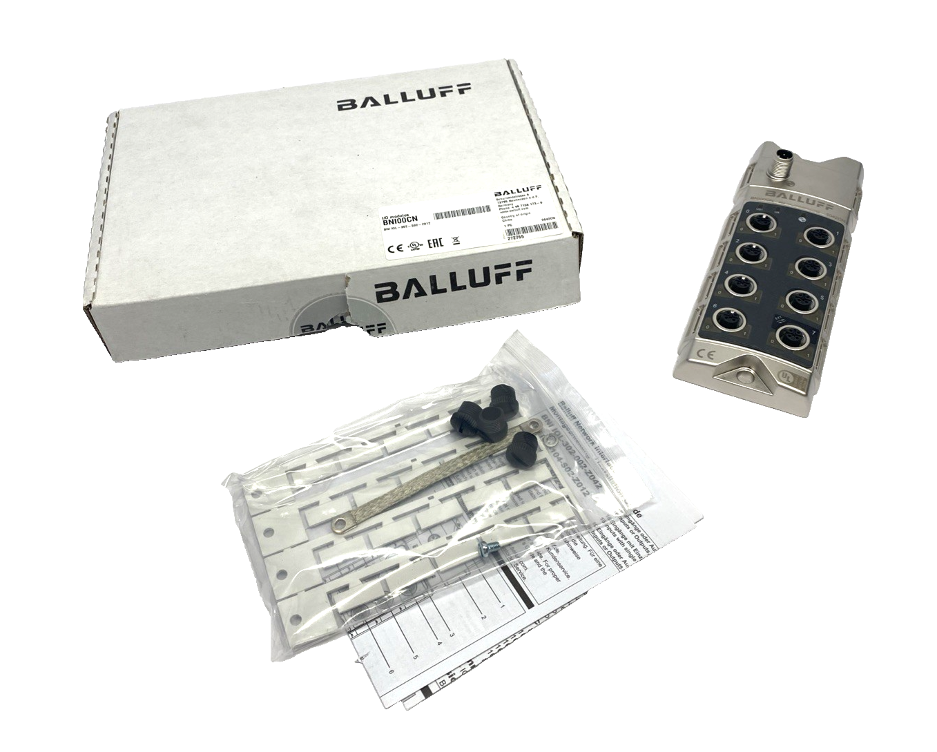 Balluff BNI00CN IO-Link Sensor/Actuator Hub BNI IOL-302-S02-Z012 - Maverick Industrial Sales
