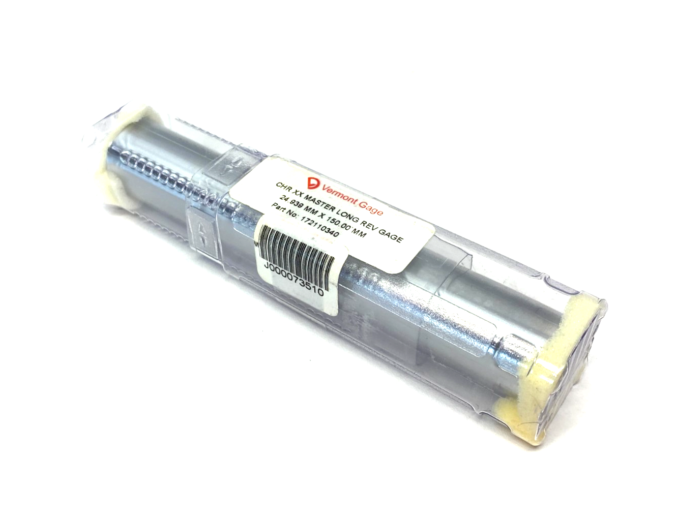 Vermont Gage 172110340 CHR XX Reversible Long Master Gage 24.939mm x 150.00mm - Maverick Industrial Sales
