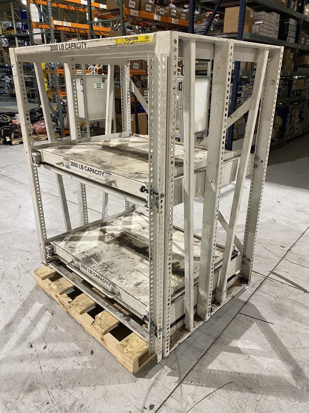 SI 2000 42X34-2-60 | Proper Storage Systems Manual Roll Out Storage - Used - Maverick Industrial Sales