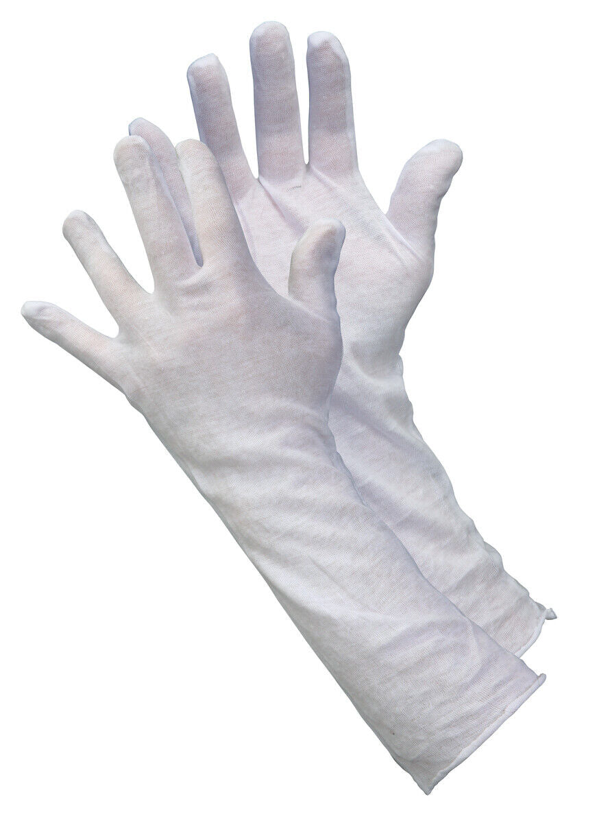 MCR Safety 8614C Cotton Lisle Work Inspection Gloves 14" Large PACK OF 12 - Maverick Industrial Sales