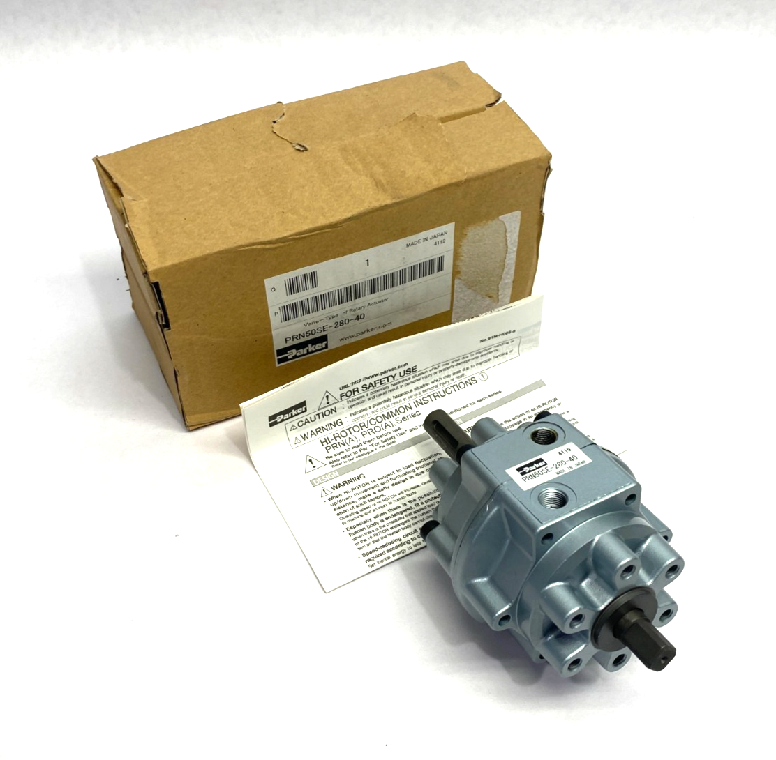 Parker PRN50SE-280-40 Compact Vane-Type Pneumatic Rotary Actuator - Maverick Industrial Sales