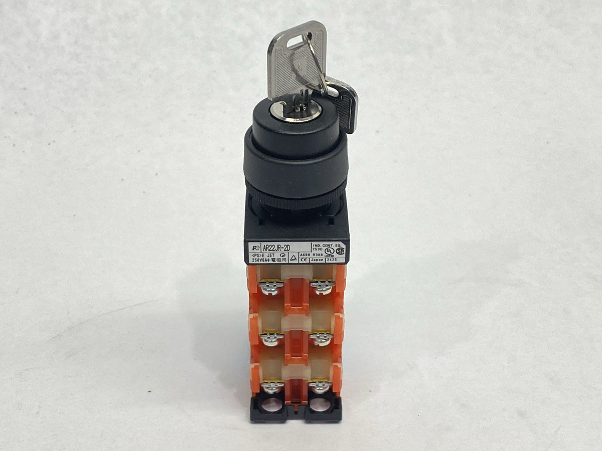 Fuji Electric AR22JR-2D33A Keyed Selector Switch - Maverick Industrial Sales
