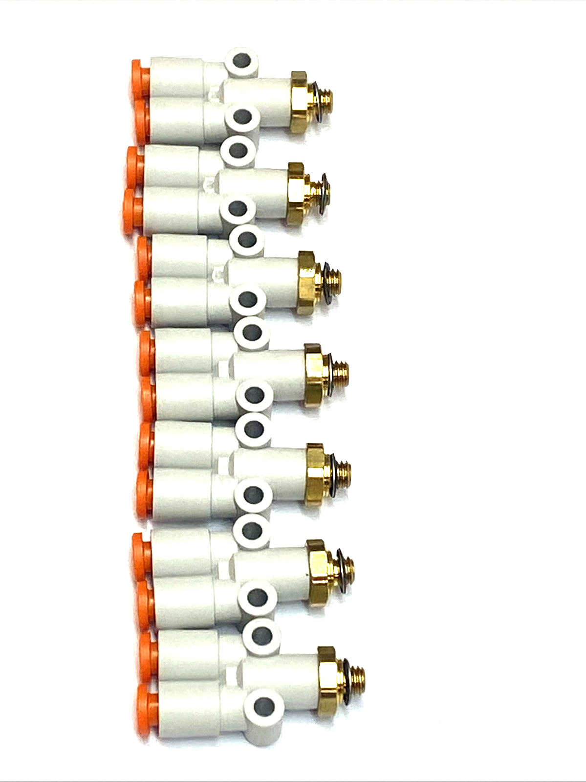 KQ2U03-32A | SMC Union Y Fitting 5/32" Tube 10-32 UNF One-Touch LOT OF 7 - New – Open box - Maverick Industrial Sales