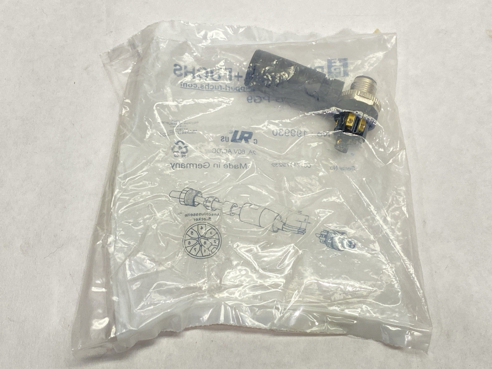 Pepperl+Fuchs V17S-G-PG9 Field Wireable Connector Male M12 8-Pin A-Code 199930 - Maverick Industrial Sales