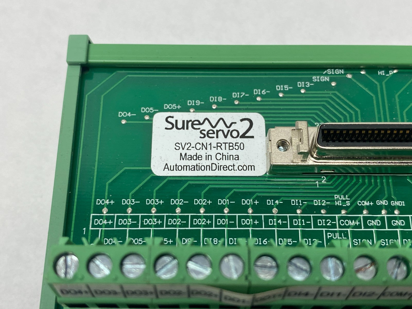 Automation Direct SV2-CN1-RTB50 SureServo2 Feedthrough Module 50-Pole - Maverick Industrial Sales