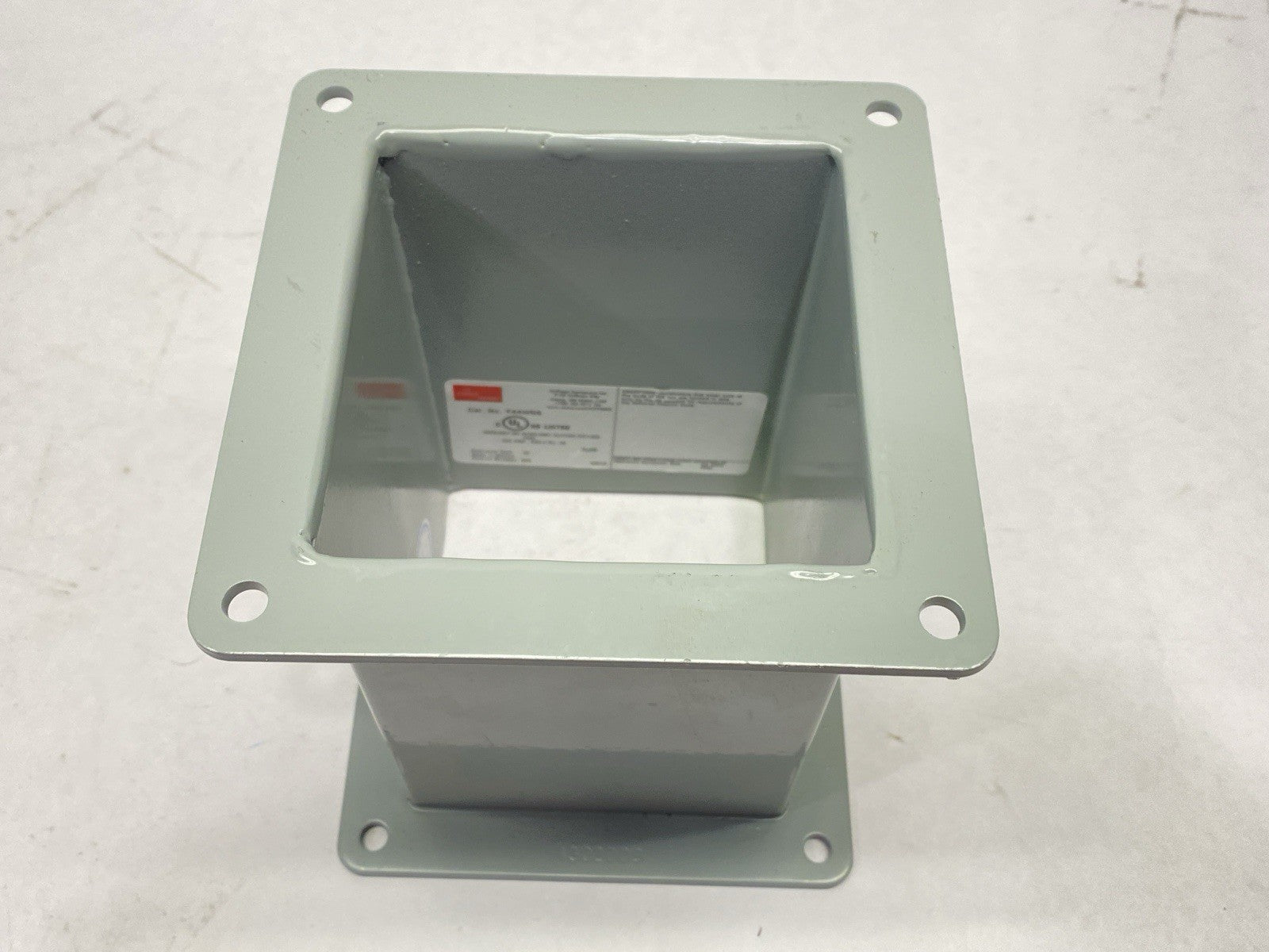 F44WN6 | Hoffman nVent Nipple Feed-Through Wireway 4" x 4" x 6" - New – Open box - Maverick Industrial Sales